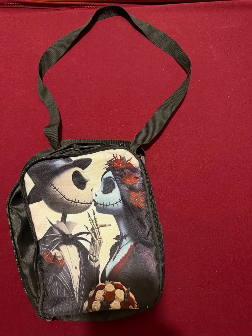Nightmare before Christmas lunch bag Jack and sally